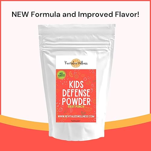 Miniatura 3 de Kids Defense Powder  Nueva fórmula, sabor mejorado  Dosis ortomolecular de 1000 mg de vitamina C y 250 mg B3  Puro, sin maíz y sin OMG  Sabor a