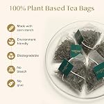 VAHDAM, Thé vert d'origine himalayenne (100 Nombre élevé, non élevé GMO, Sans gluten, peu de caféine & Sacs à thé à base de plantes