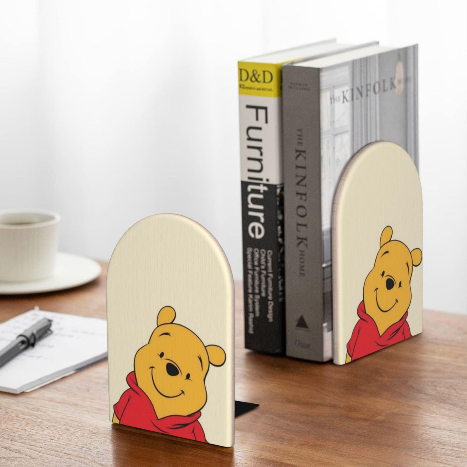 Amazon.co.jp: くまのプーさん 木製 ブックエンド ブックスタンド 木製