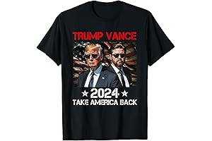 Trump Vance 2024 Donald Trump J.D. Vance: A Declaration of Independence T-Shirt