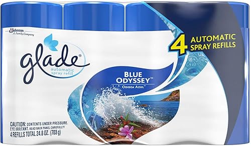 Glade Cashmere Woods - Repuesto de ambientador automático en aerosol, 6.2 onzas (paquete de 4)