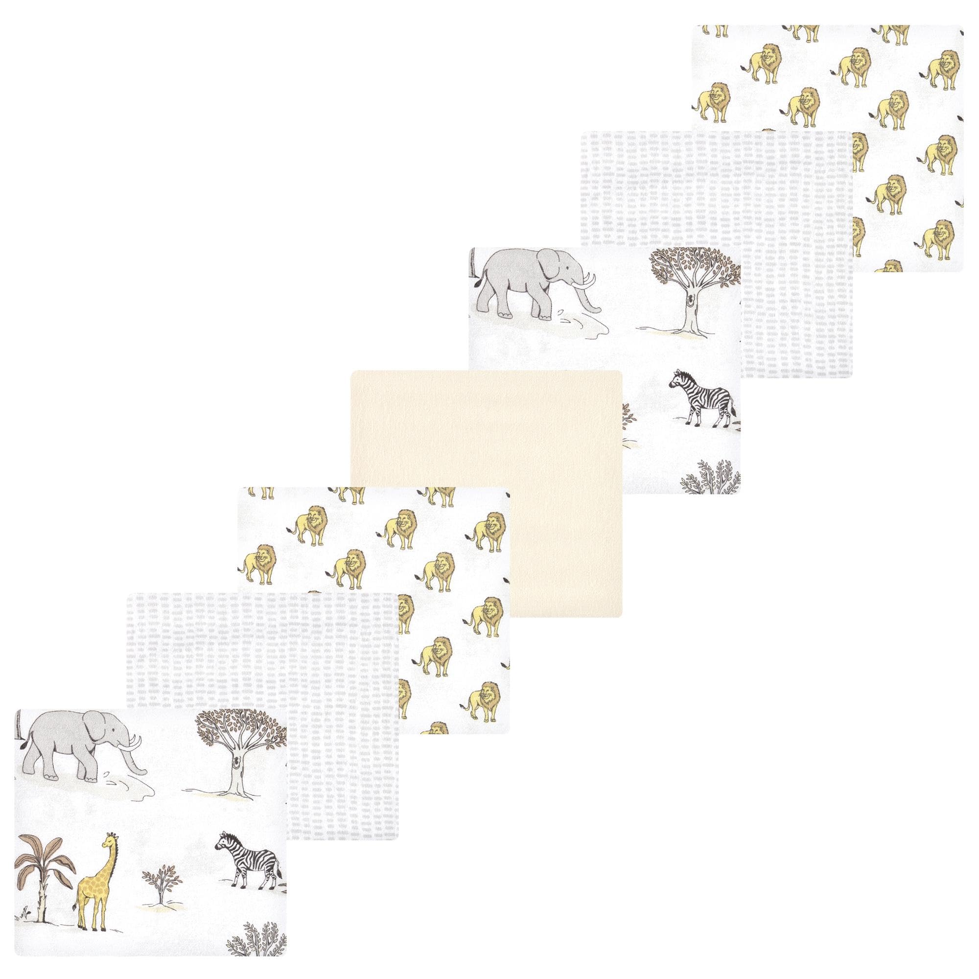 Luvable Friends Little Treasure Flannel Receiving Blankets 7pk