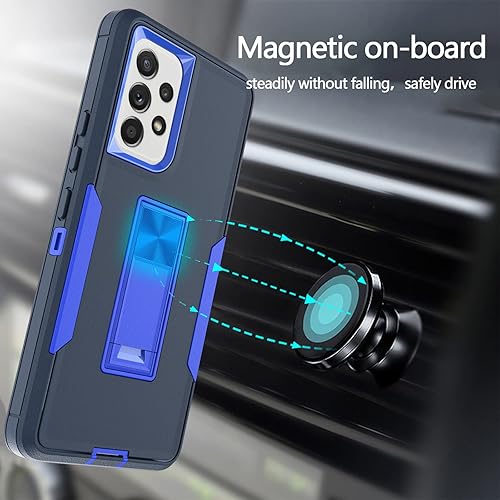 Miniatura 3 de MDCN Funda para Samsung Galaxy A53 5G, grado militar resistente con protector de pantalla HD, anillo magnético, soporte de coche, protección para