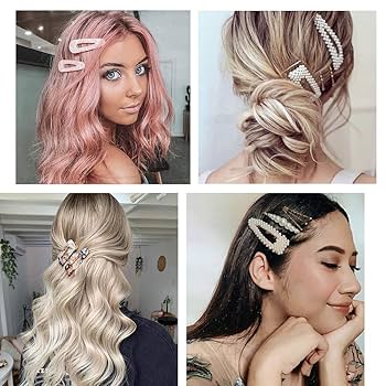 Amazon.com : Syeenify Fashion Hair Clips Set, 20 PCS Pearls