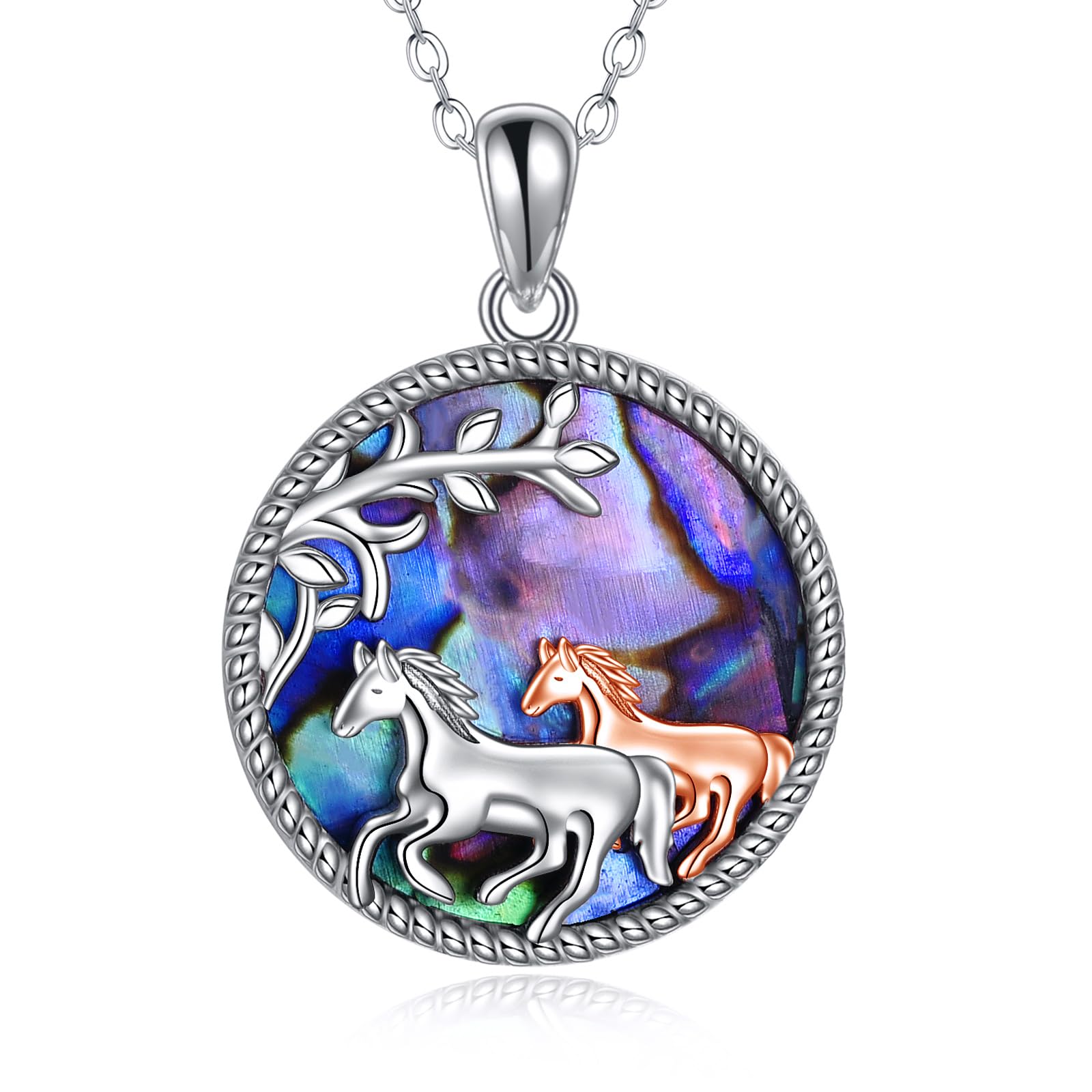 YAFEINI Tier Geschenke Sterling Silber Faultier/Panda/Fox/Pinguin/Alpaka/Kolibri/Frosch/Libellen/Fuchs/Schmetterling/Hirsch/Lama/Otter Halskette Tier Anhänger Schmuck für Frauen Geschenke