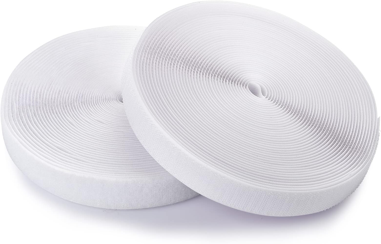 Sew On Hook And Loop Strips, 40mm Non Self Adhesive Nylon