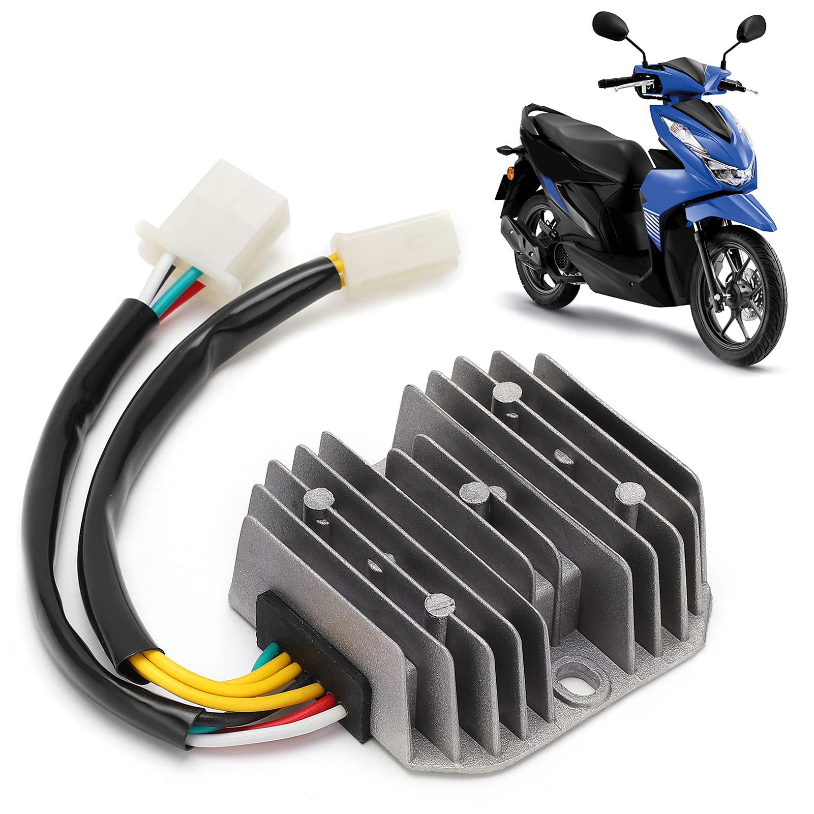 Spanningsregelaar Gelijkrichter Vervangende Onderdelen Fit voor LINHAI 260 300 ATV Aluminium ABS Gelijkrichter