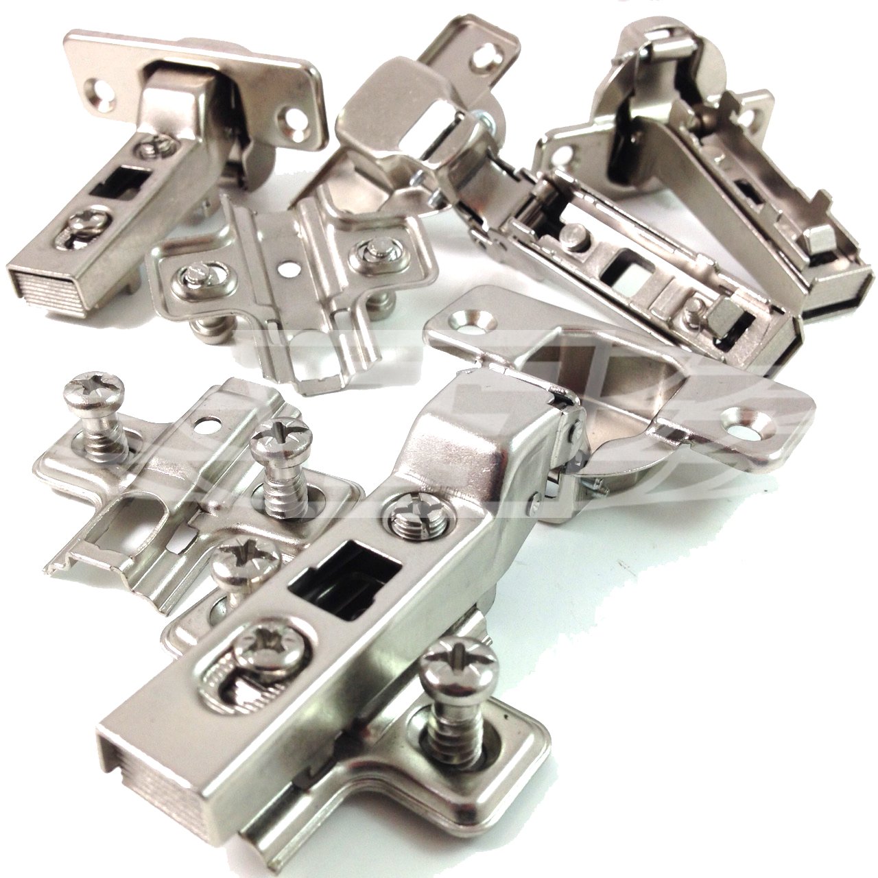 Buy HALF OVERLAY CONCEALED KITCHEN STANDARD DOOR HINGES + BACK