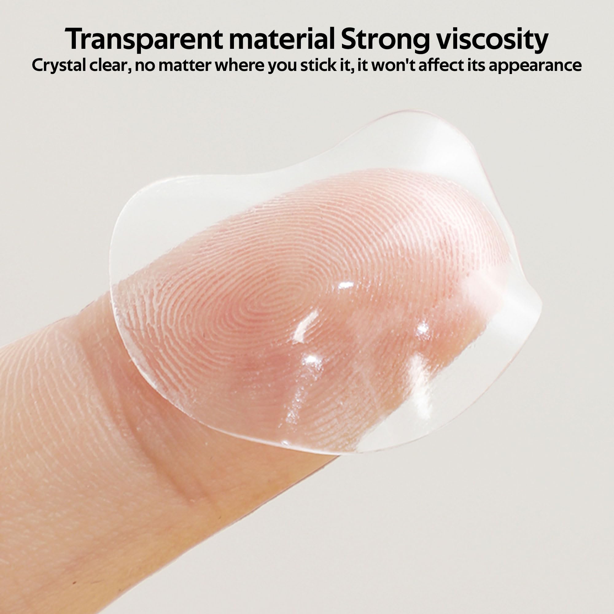 400 Pièces Mini Scotch Double Face Transparent 10 mm, Pastille Adhésive Rond pour Décorations Fête, Bricolage
