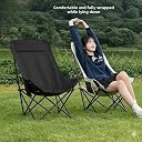 Foldable Camping Chair Lightweight Portable Outdoor Folding Chair for Beach, Garden Fishing, Picnic – Compact & Durable Camp Chair, Supports (B1) gallery image