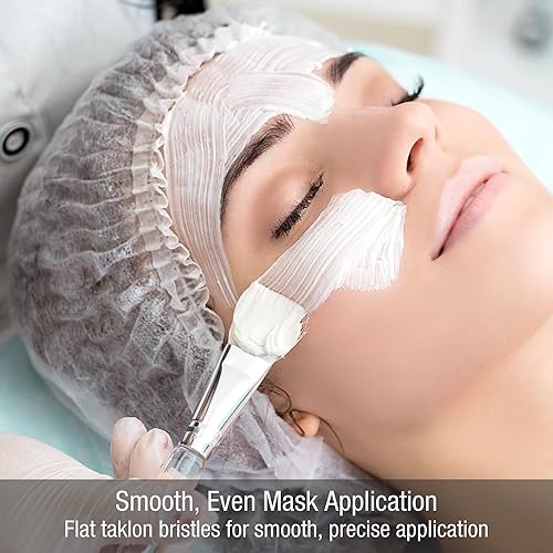 Vista 14 de APPEARUS Juego de 6 tazones de mezcla de máscara facial de silicona, 1 cuenco, cepillos y espátulas, de grado alimenticio, resistente al calor