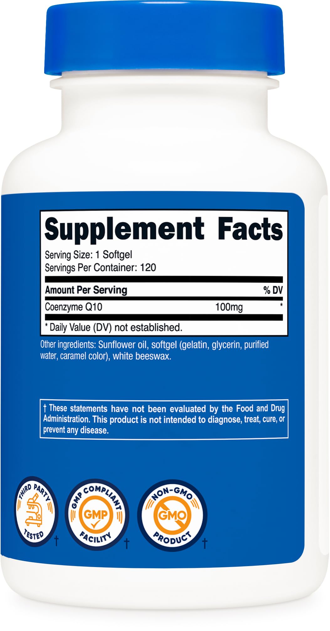 Nutricost CoQ10 Softgels (100mg Per Serving) 120 Serv, Better Absorption — Amazon image 5