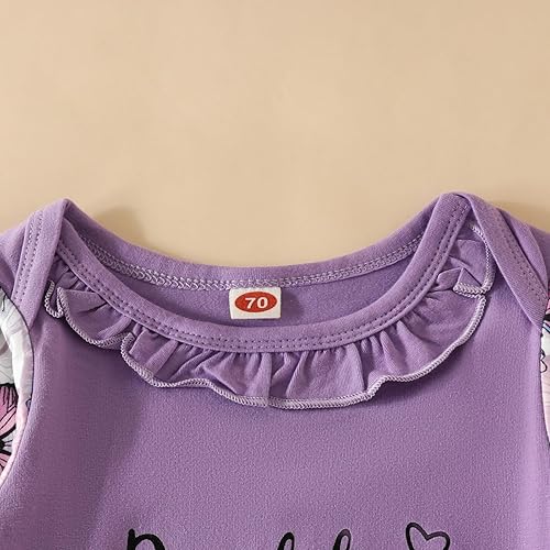 Miniatura 5 de AMAWMW Camisón de manga larga a rayas para bebé recién nacida, para hermana pequeña, pijama, para regalar