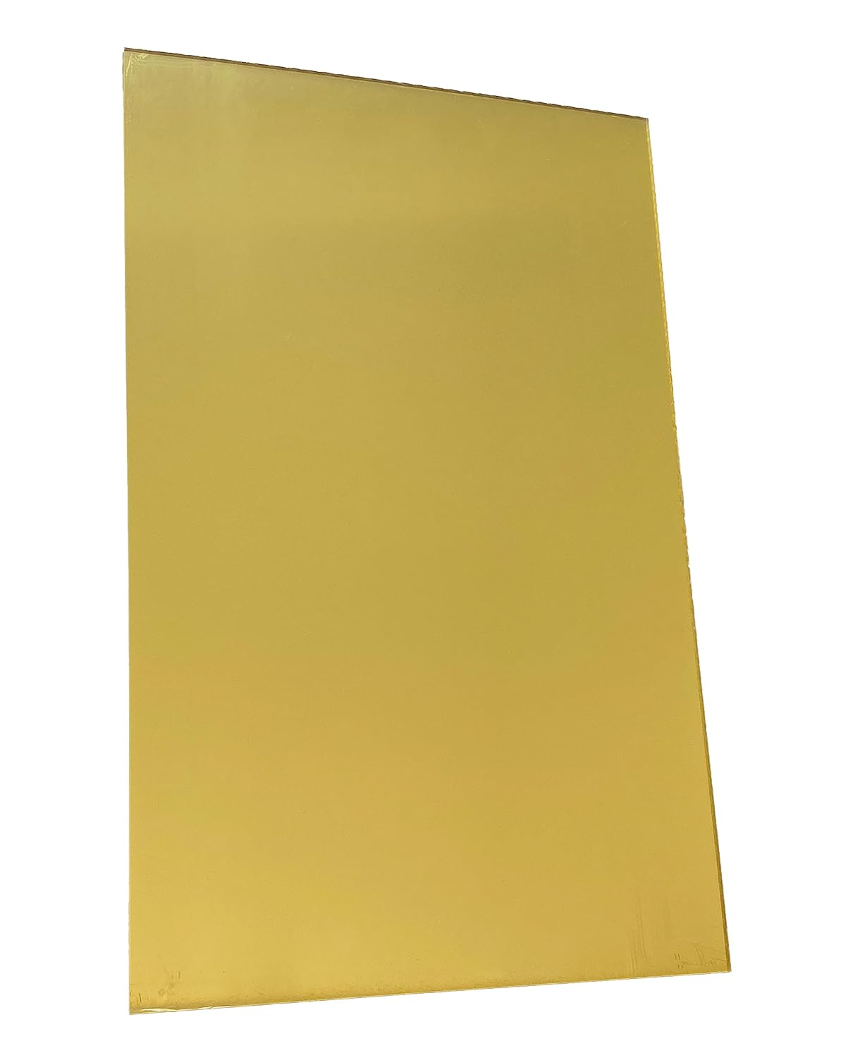 1/8" Mirror Acrylic Sheet - DIY Craft Materials for Glowforge, AP, Epilog, Mira - for Laser Cutting and Engraving (2, Gold, 12"x19"x1/8")