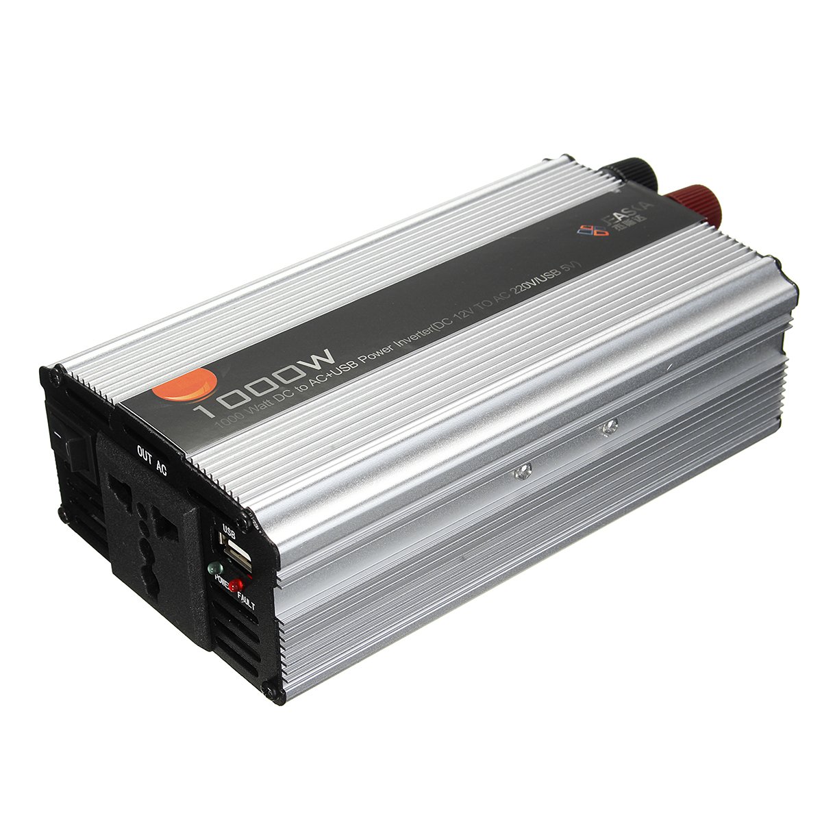 C-FUNN Portátil Auto Coche Modificada Onda Sinusoidal Convertidor Inversor DC 12V A AC 220V - 1000W