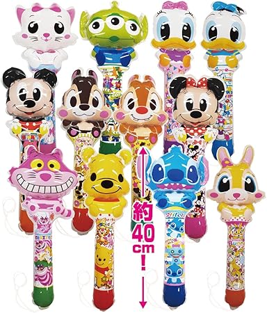 Amazon Co Jp タイガーキャット トップエース ディズニー ダイカット ビニールスティック 24ヶセット まとめ買い エアースティック ビニール 空気おもちゃ 空気玩具 ビニール玩具 ビニールおもちゃ キャラクター グッズ 用品 イベント 景品 販促品 縁日 祭 納涼