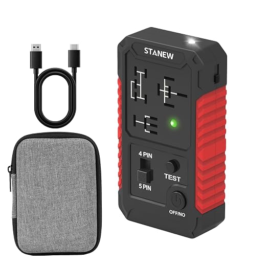 Stanew 12V Automotive Relay Tester: Compact & Convenient for Car Owners