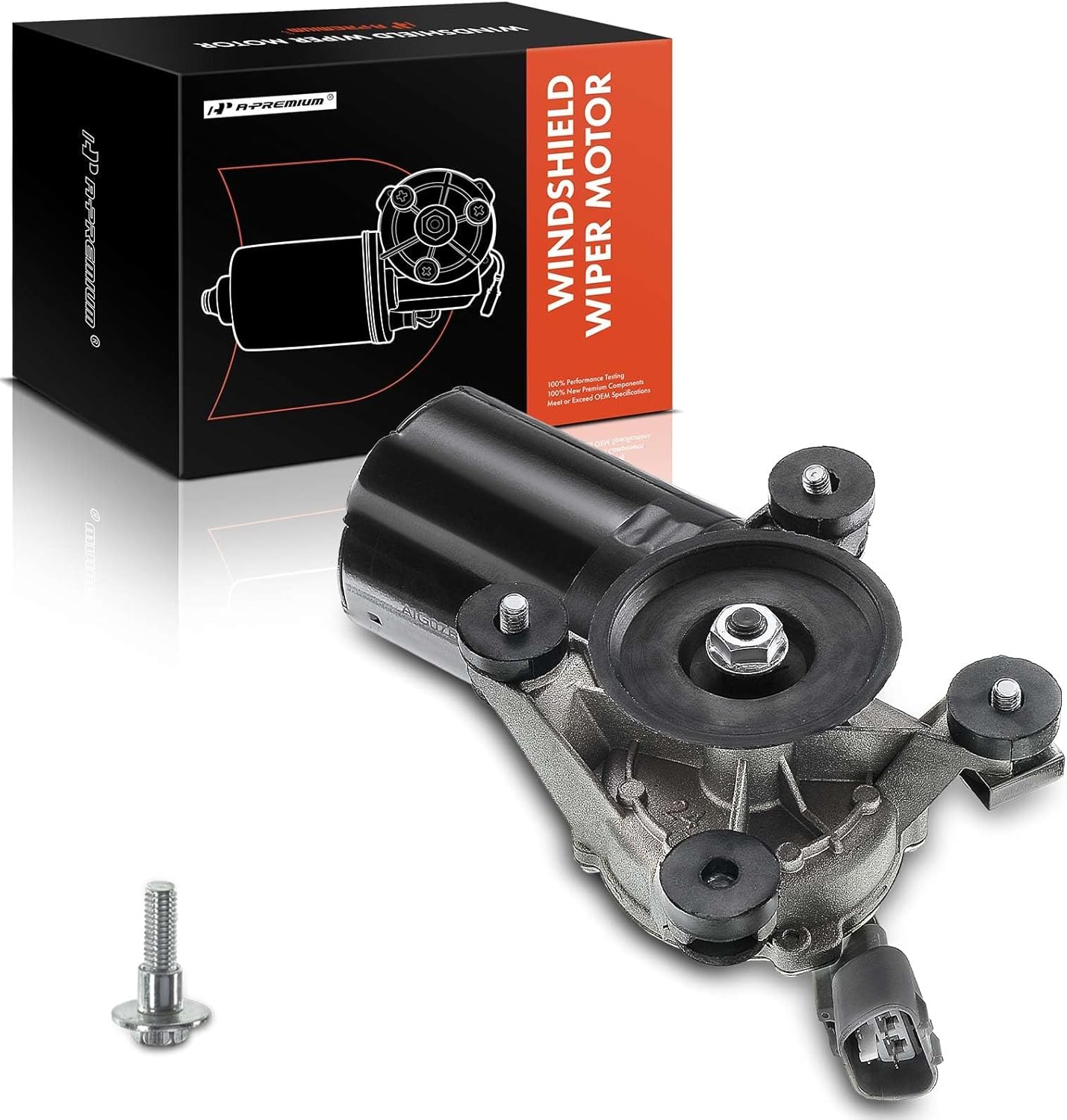 A-Premium Front Windshield Wiper Motor Without Washer Pump Compatible with Toyota Tercel 1997-1999, Paseo 1998, 1.5L, 5-Pin, Replace# 85110-16650