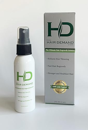 Miniatura 5 de Hair Demand Spray de crecimiento para hombres y mujeres que usa capixyl para un cabello más saludable, grueso, completo y más largo..