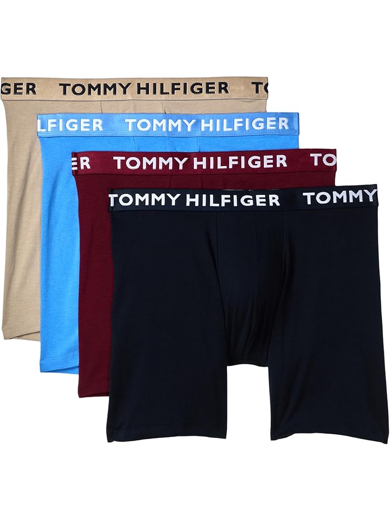Bone Tommy Hilfiger Cotton Stretch 4-Pack Boxer Brief
