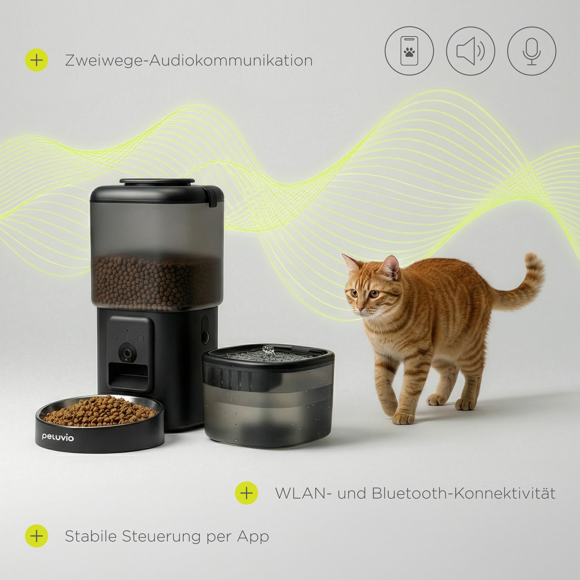 Feast Automatischer Futterautomat Katze mit App und Kamera