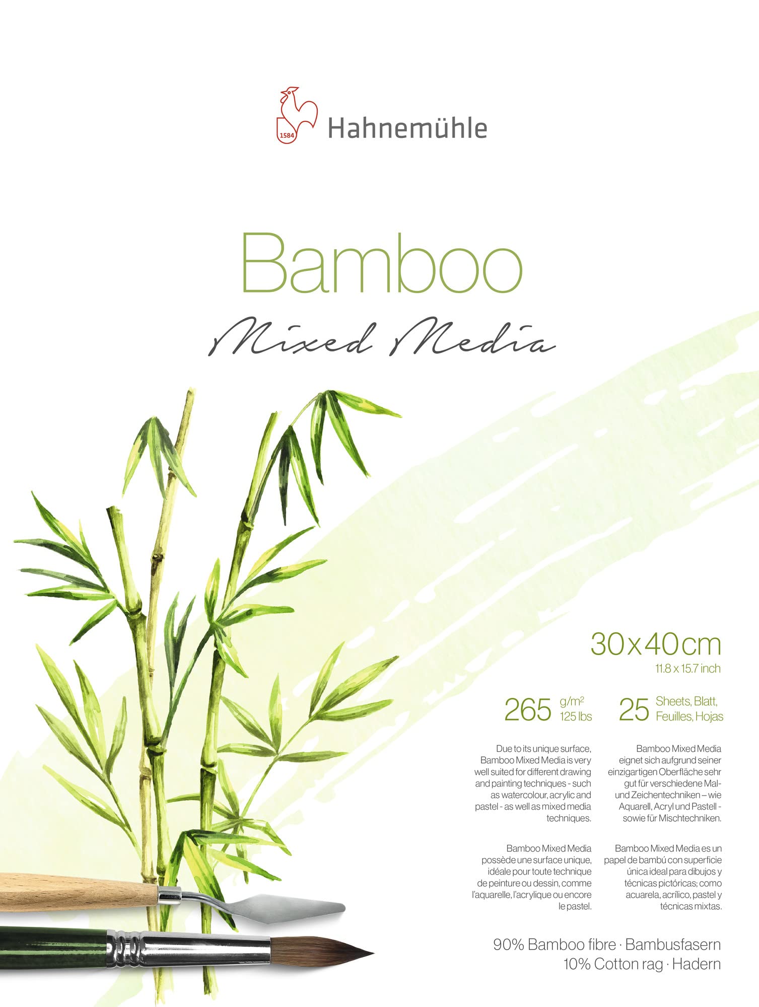 Hahnemuhle Bamboo Mixed Media Pad 12X16 Inche
