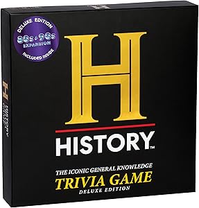HISTORY Channel Trivia Game Deluxe – 2400 General Knowledge Questions Including 80s & 90s Trivia