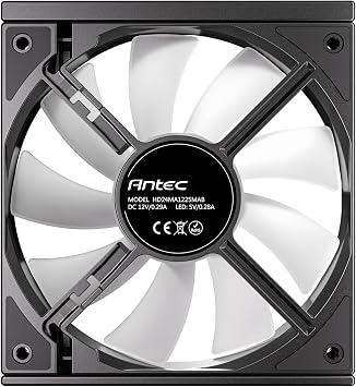 Antec C120 ARGB Siyah, 3x120mm PWM Fan, Daisy-Chain Kablo, ASUS Aura Sync Uyumlu, 12V, 1.32W, Siyah Kasa Fanı 3'lü Paket