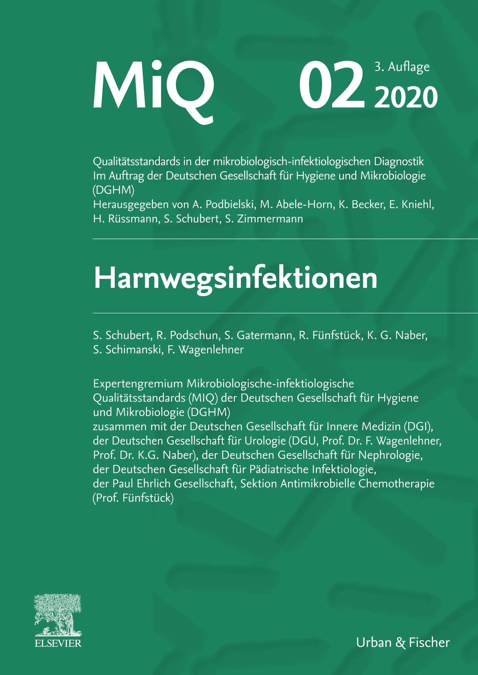 MIQ 02: Harnwegsinfektionen: Qualitätsstandards in der mikrobiologisch-infektiologischen Diagnostik (DGHM, MIQ Mikrobiolog. infektiologische Diagnostik - Urban & Fischer Verlag)