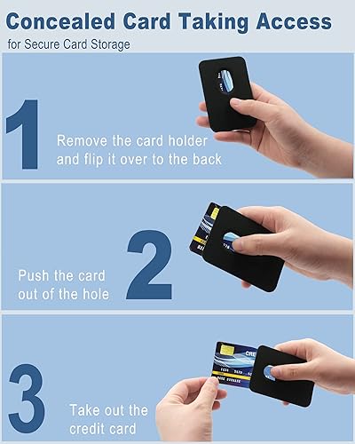 Miniatura 5 de Cartera magnética para tarjetas con anillo para MagSafe iPhone 141312 Mini Plus y Pro Max, funda de cuero resistente y segura para teléfono celular