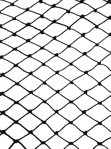 Red de red de 50 x 50 pies para aves de corral aviario, bolígrafos de juego de aviario, tamaño de malla cuadrada de 2 pulgadas (50 x 50 pies)