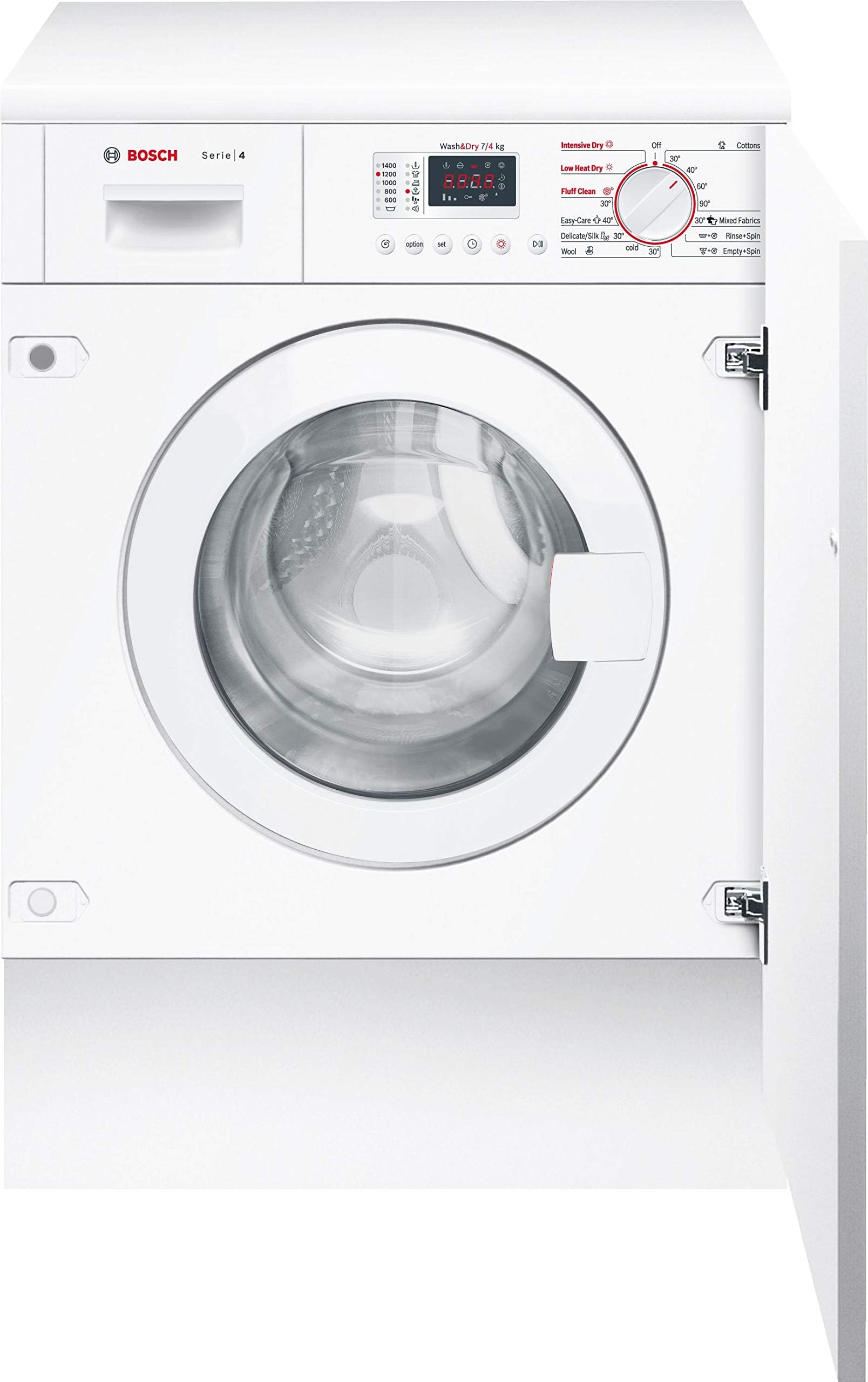 Series 4 Automatic Built-in Washer Dryer, Fully Integrated, WKD28351GC, 3 year warranty