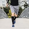 (2 Pairs) Compression Socks/Stockings for Men & Women, Black & Blue S/M (For Women 4-6.5 / Men 4-8) 2 same pair,