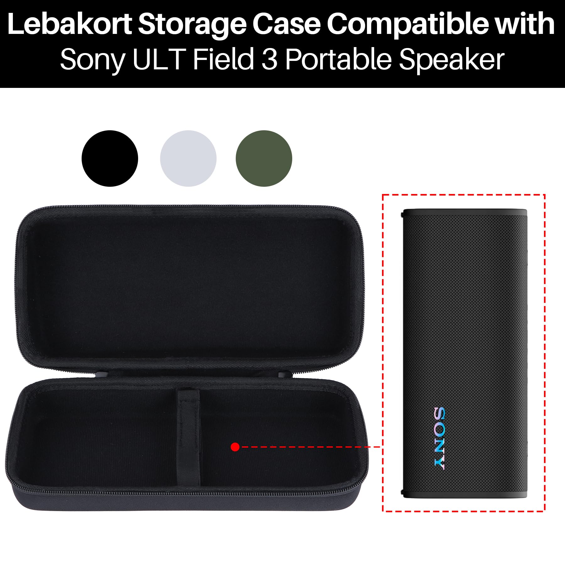 Sony ULT FIELD 1 | Speaker portatile wireless Bluetooth con ULT POWER SOUND, bassi profondi