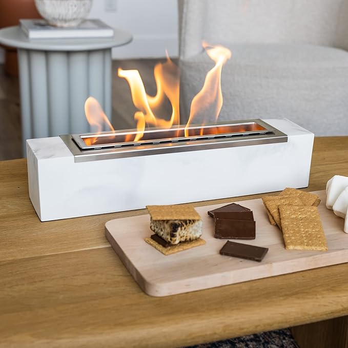 Napoli Tabletop Fire Pit. Indoor Fire Pit and Balcony Decor