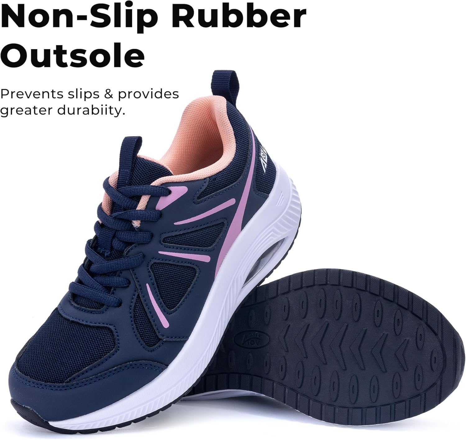 QAUPPE Womens Walking Shoes with Arch Support Athletic Orthotic Sneakers for Women Foot Pain Relief - Image 6