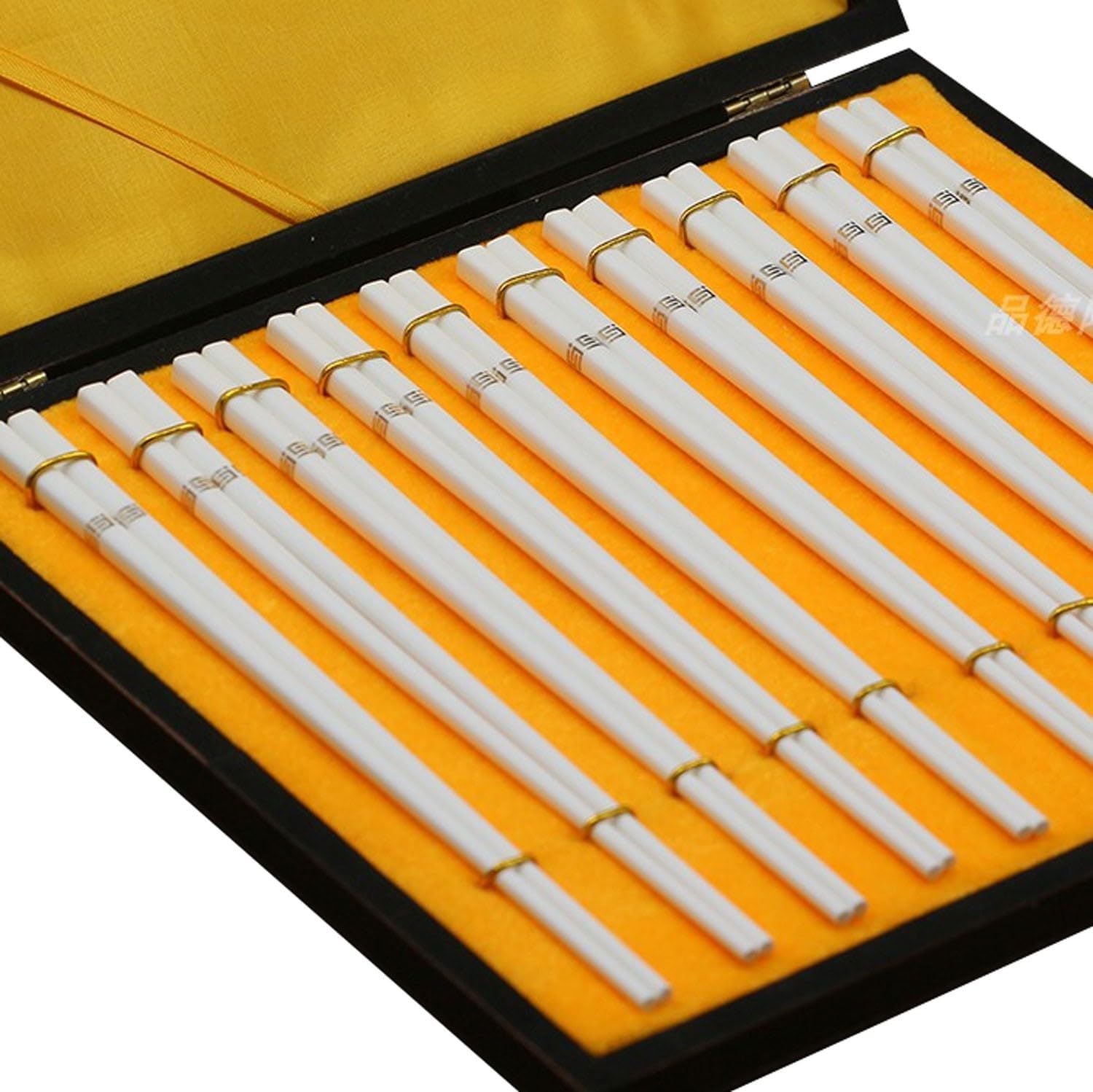 箸 箸 再利用可能な箸 10 ダブルセラミック箸 再利用可能 ホーム箸（直径25cm）