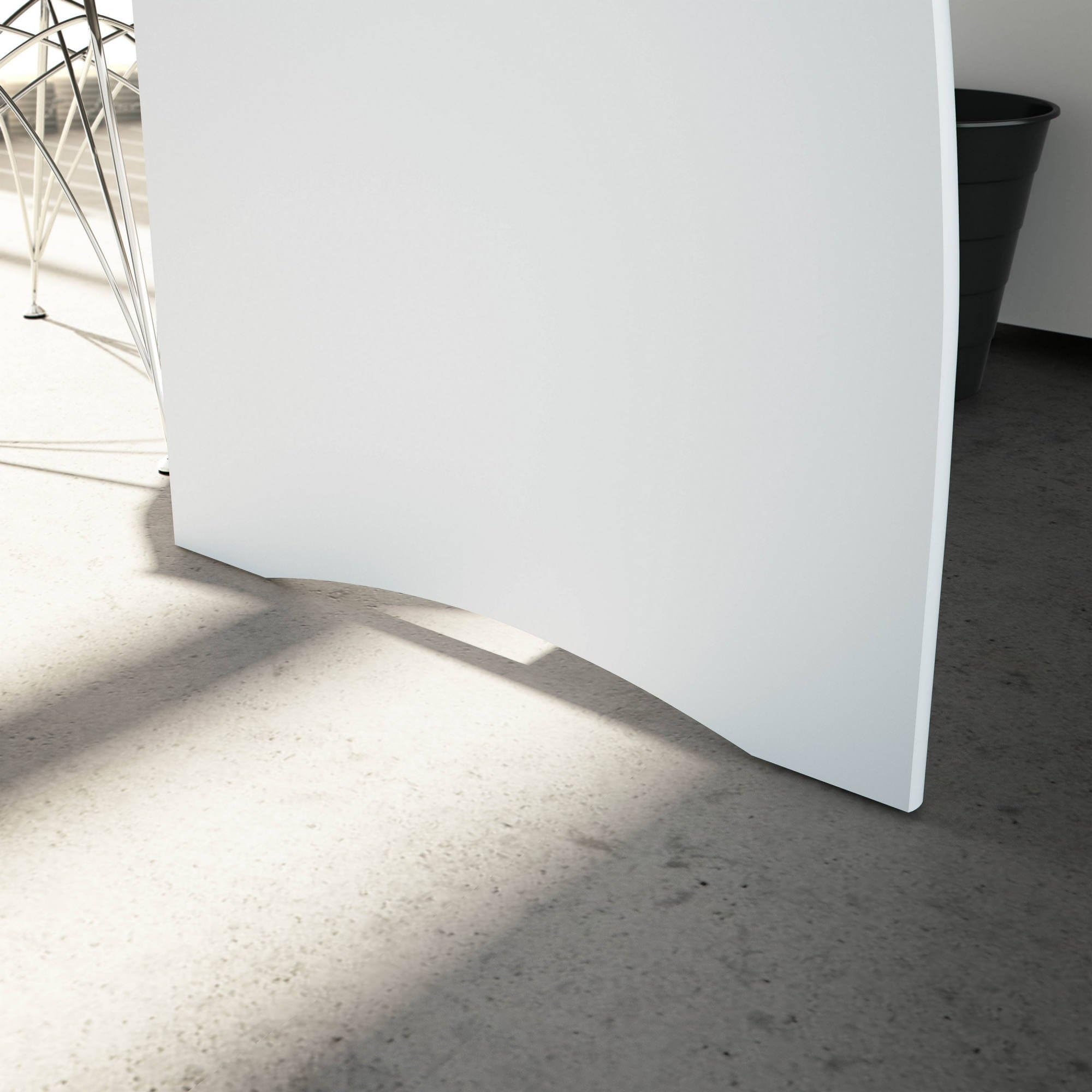Dmora - Scrivania Carrollton, Scrittoio da ufficio, Tavolo da studio porta PC con 3 cassetti, 136x67h74 cm, Bianco e Rovere