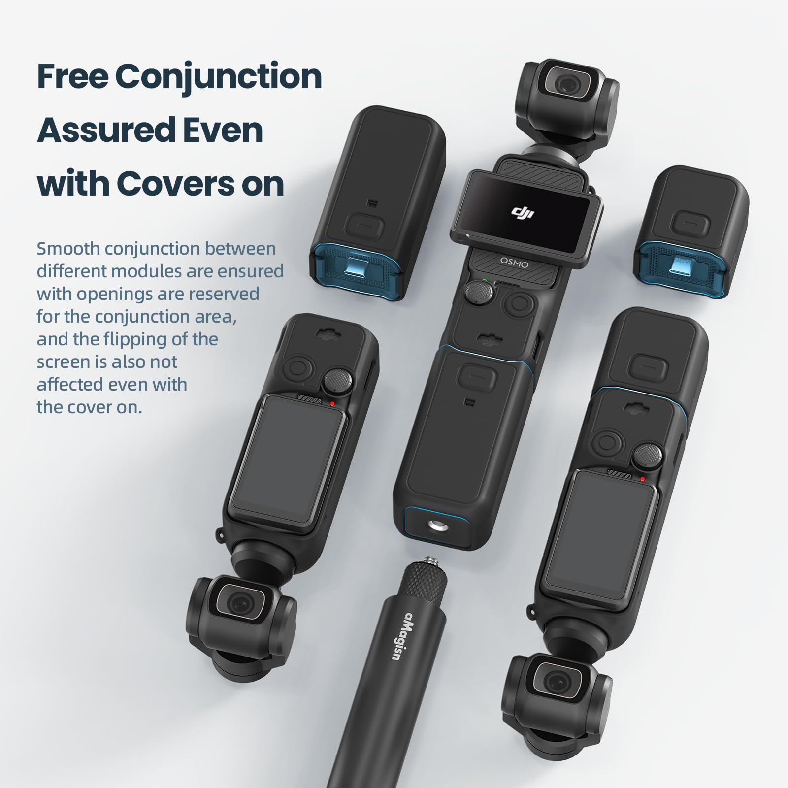 Amazon | OSMO POCKET 3 保護ケース DJI POCKET 3 用 シリコンケース