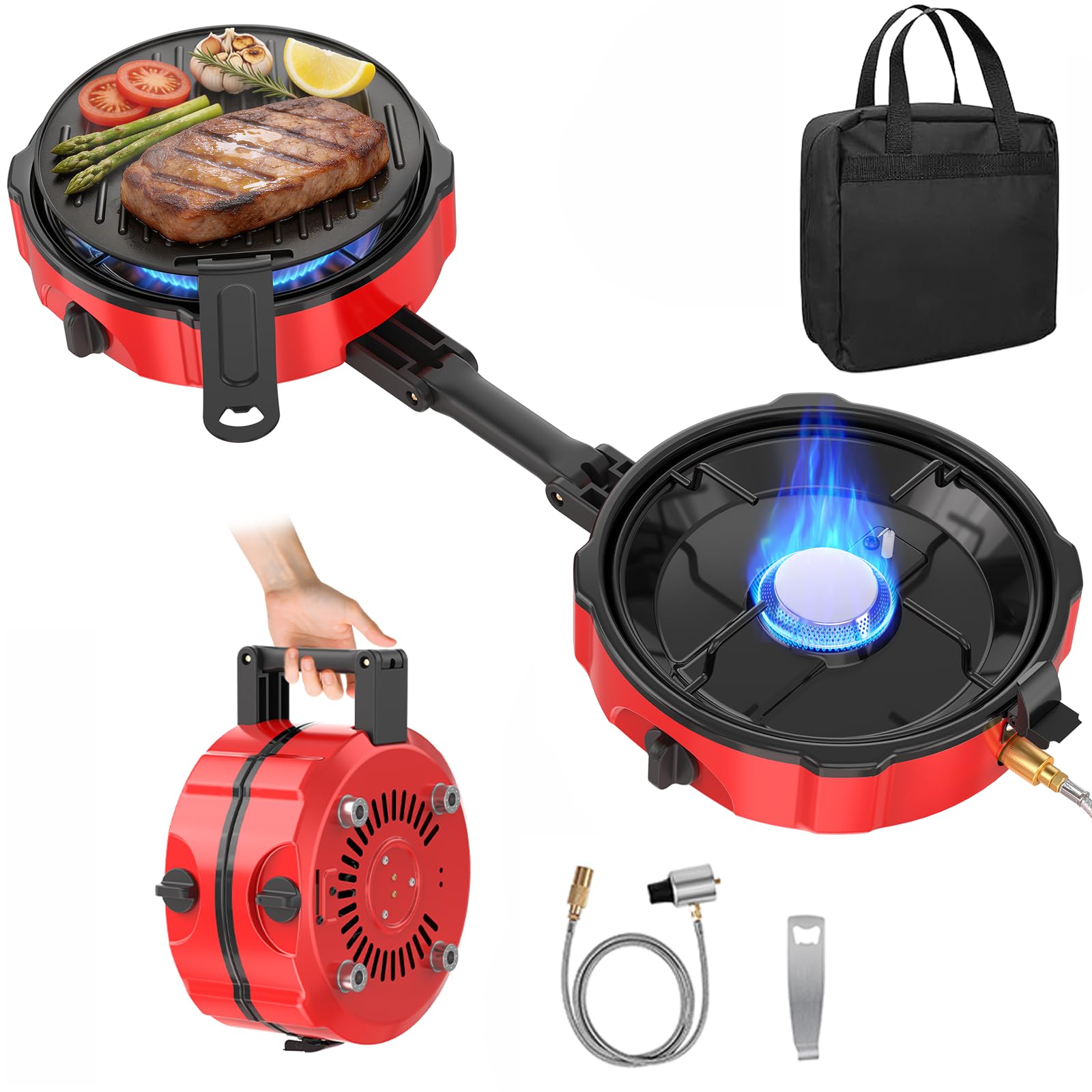 LILTSDRAE 20,000 BTU 2-Burner