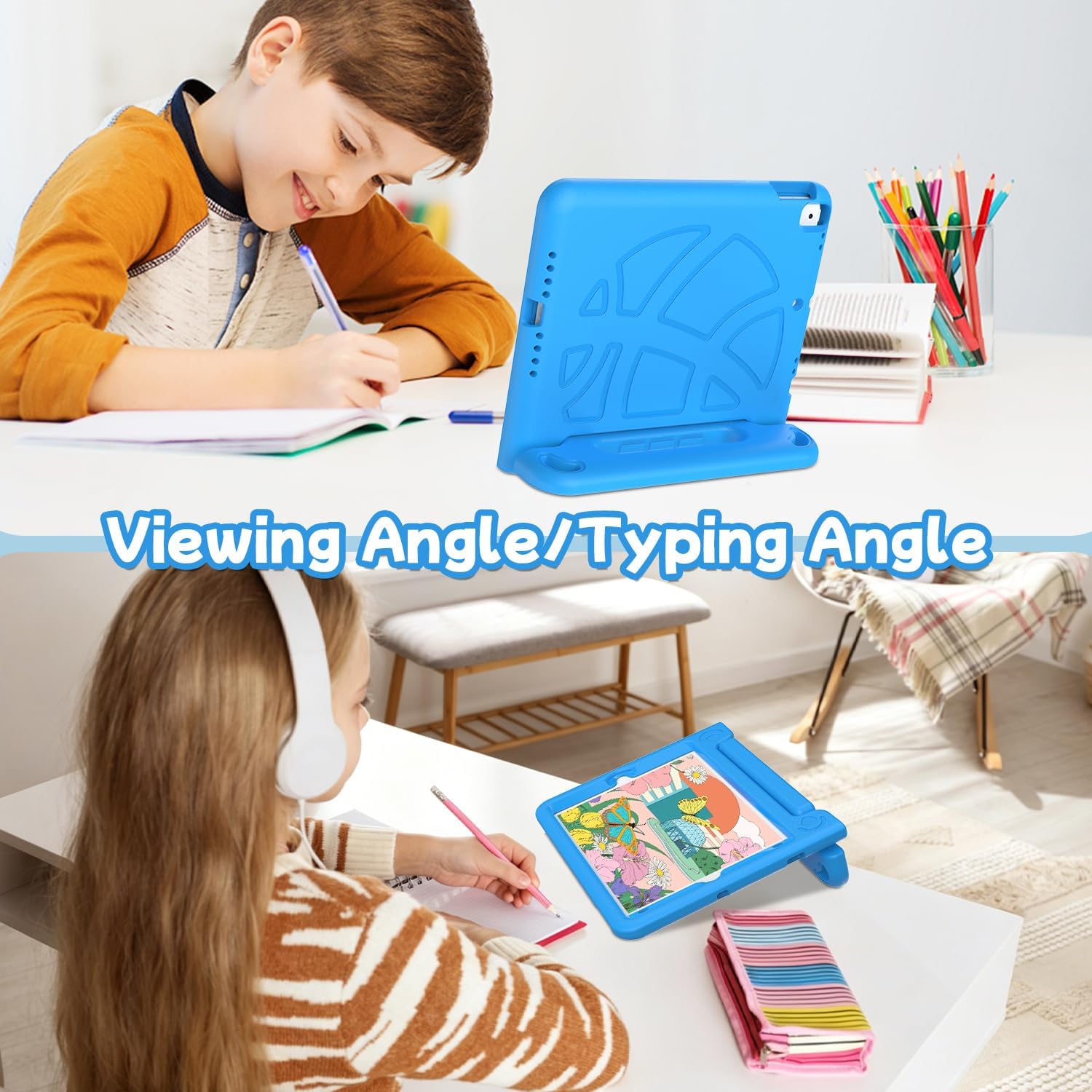 TIRIN Kids iPad Case 9th/8th/7th Generation 10.2 inch (2021/2020/ 2019) image 5