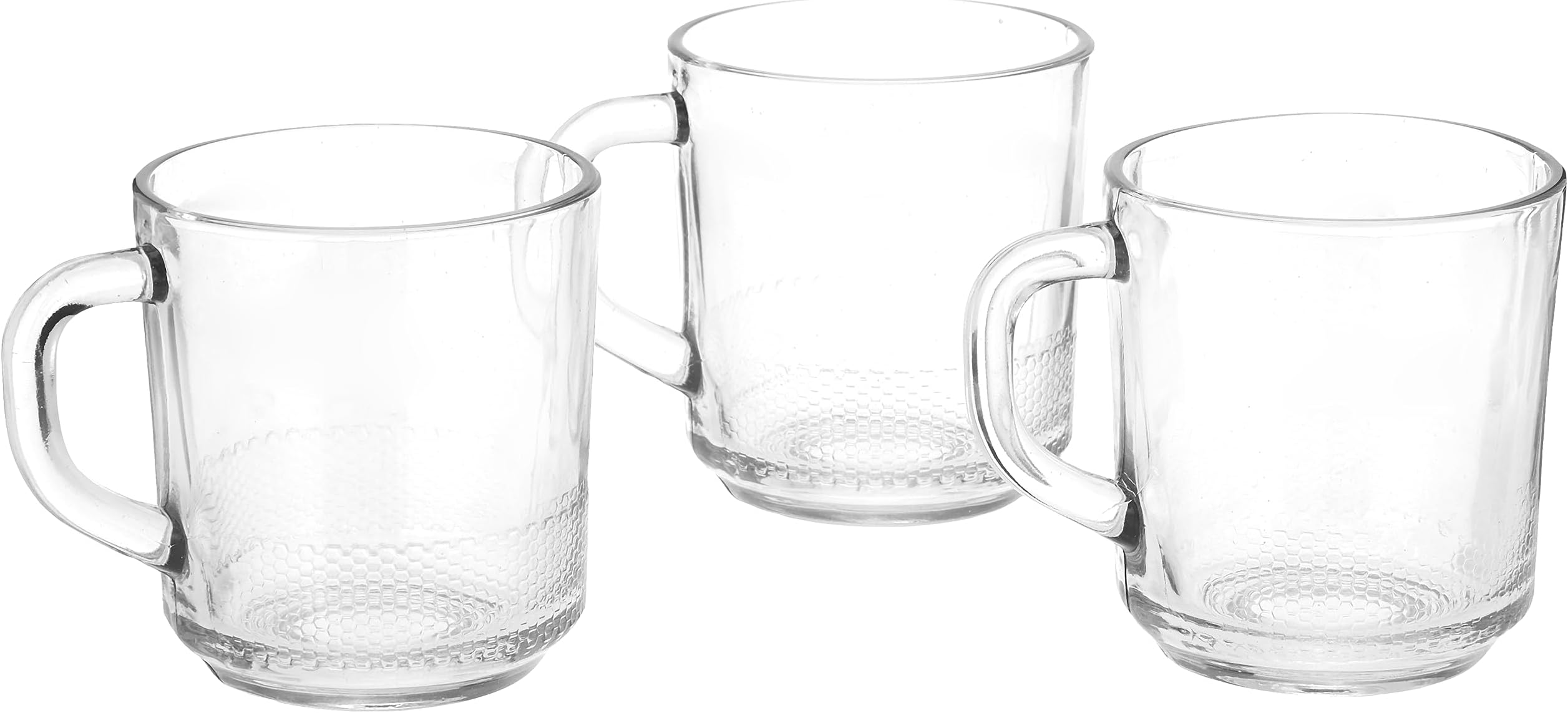 City Glass 3 Piece Bolivia Glass Tea Mug 220 ml Set, Egypt