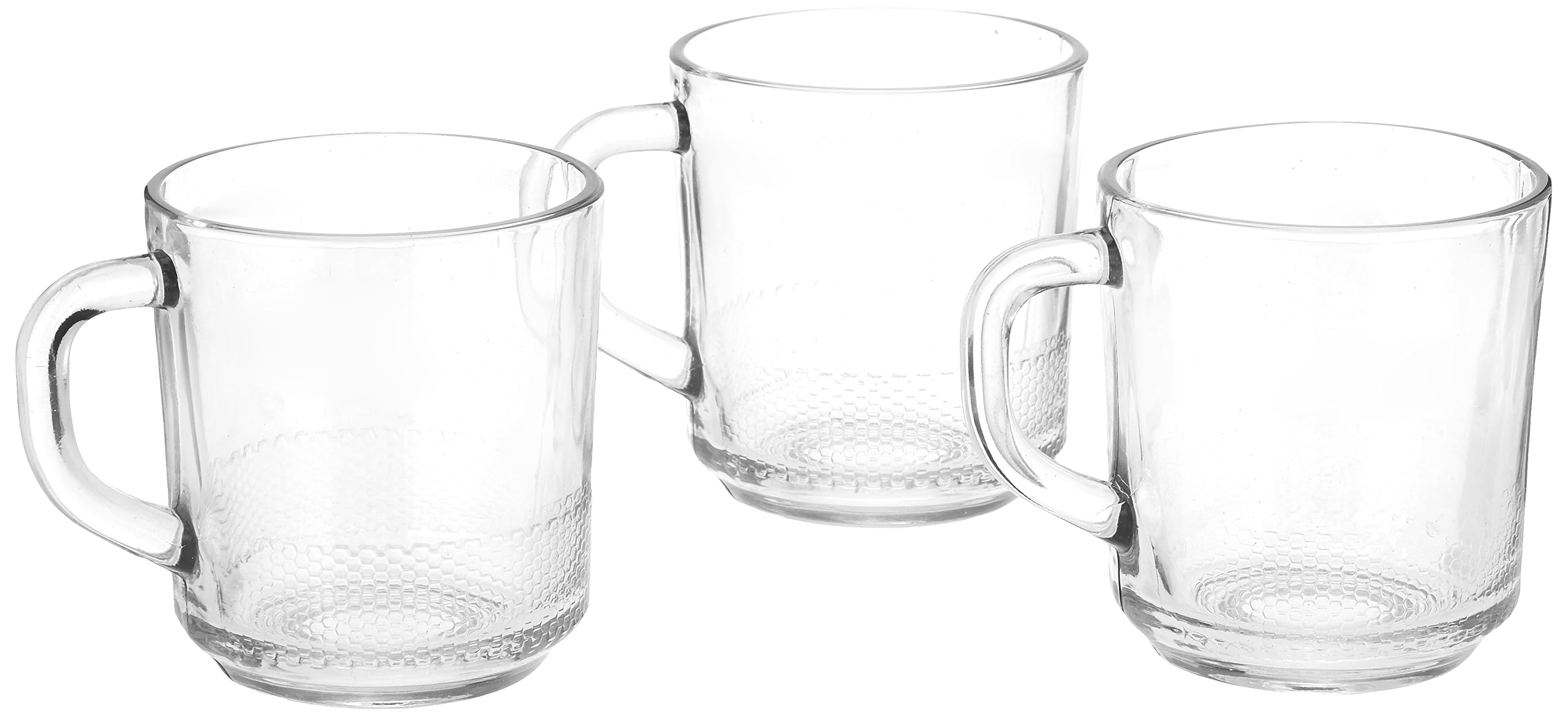 City Glass 3 Piece Bolivia Glass Tea Mug 220 ml Set, Egypt