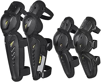 Motorcycle Protective Gear for Adults Hard Collision Avoidance Motocross Racing Knee Protector Shin Guards