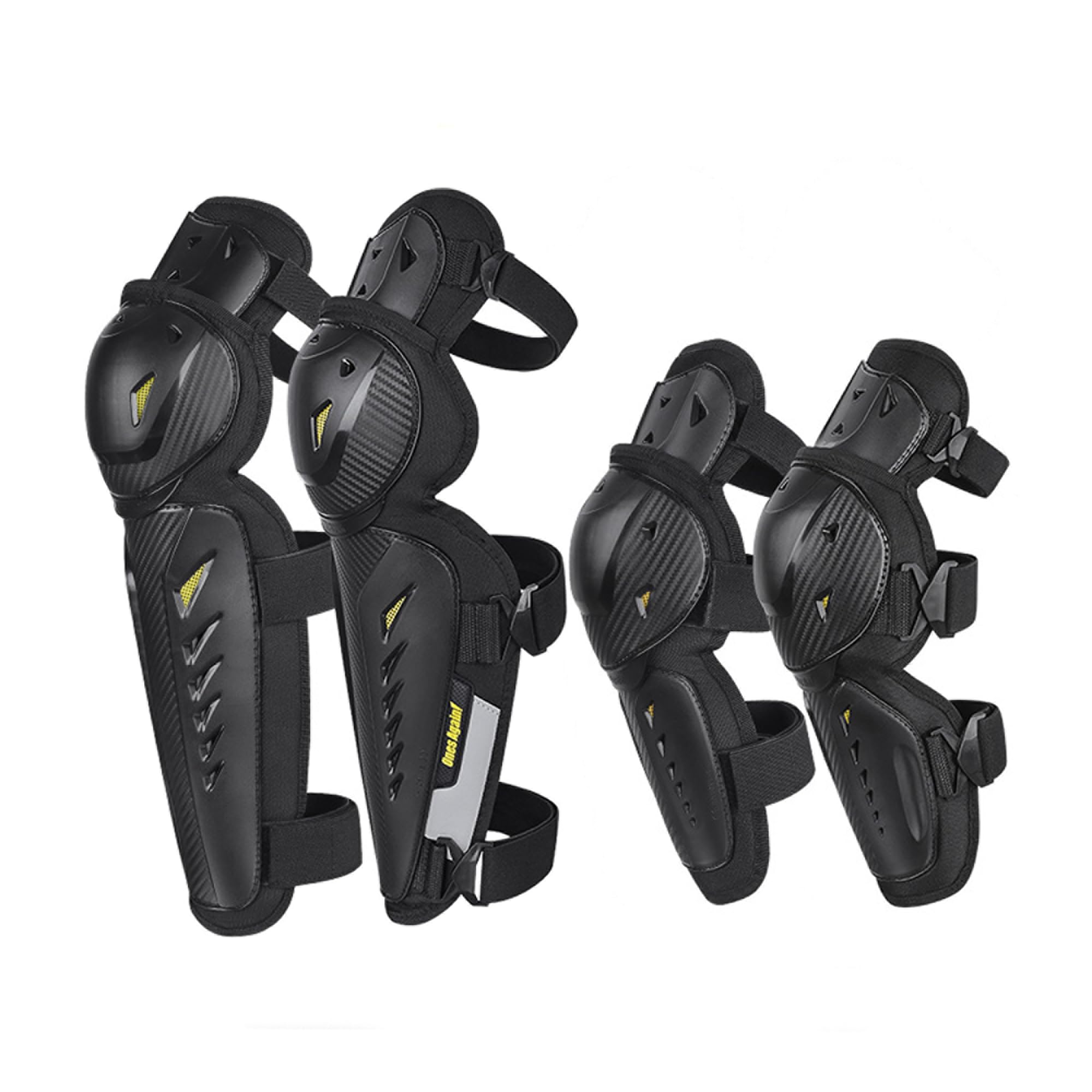 Motorcycle Protective Gear for Adults Hard Collision Avoidance Motocross Racing Knee Protector Shin Guards