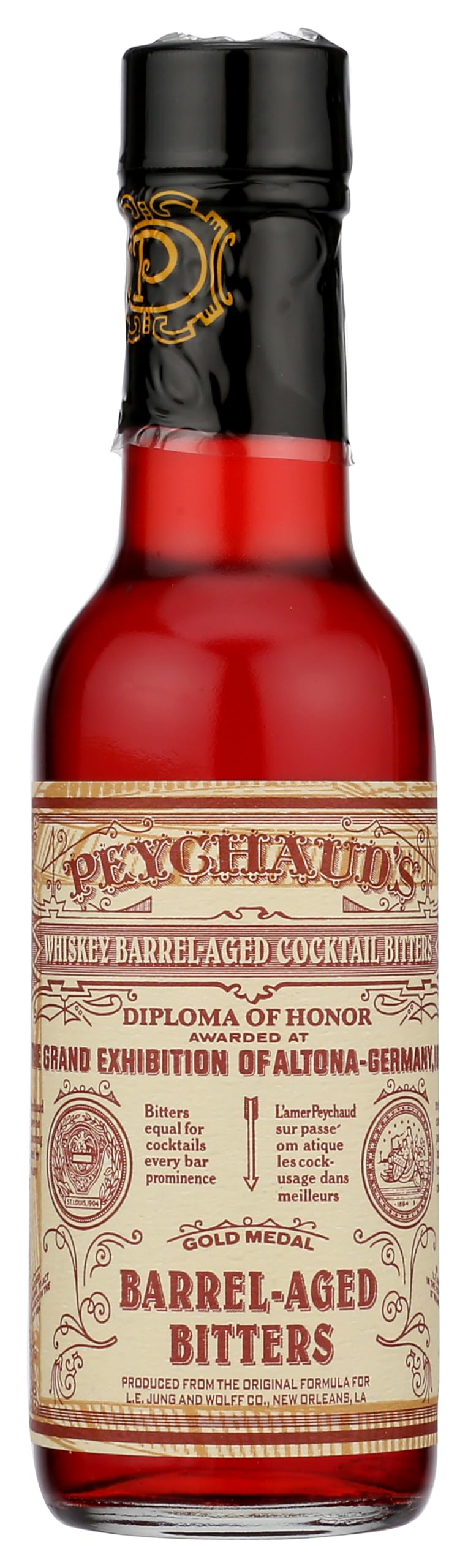 Peychauds Whiskey, Barrrel Aged Bitters, 148 mL