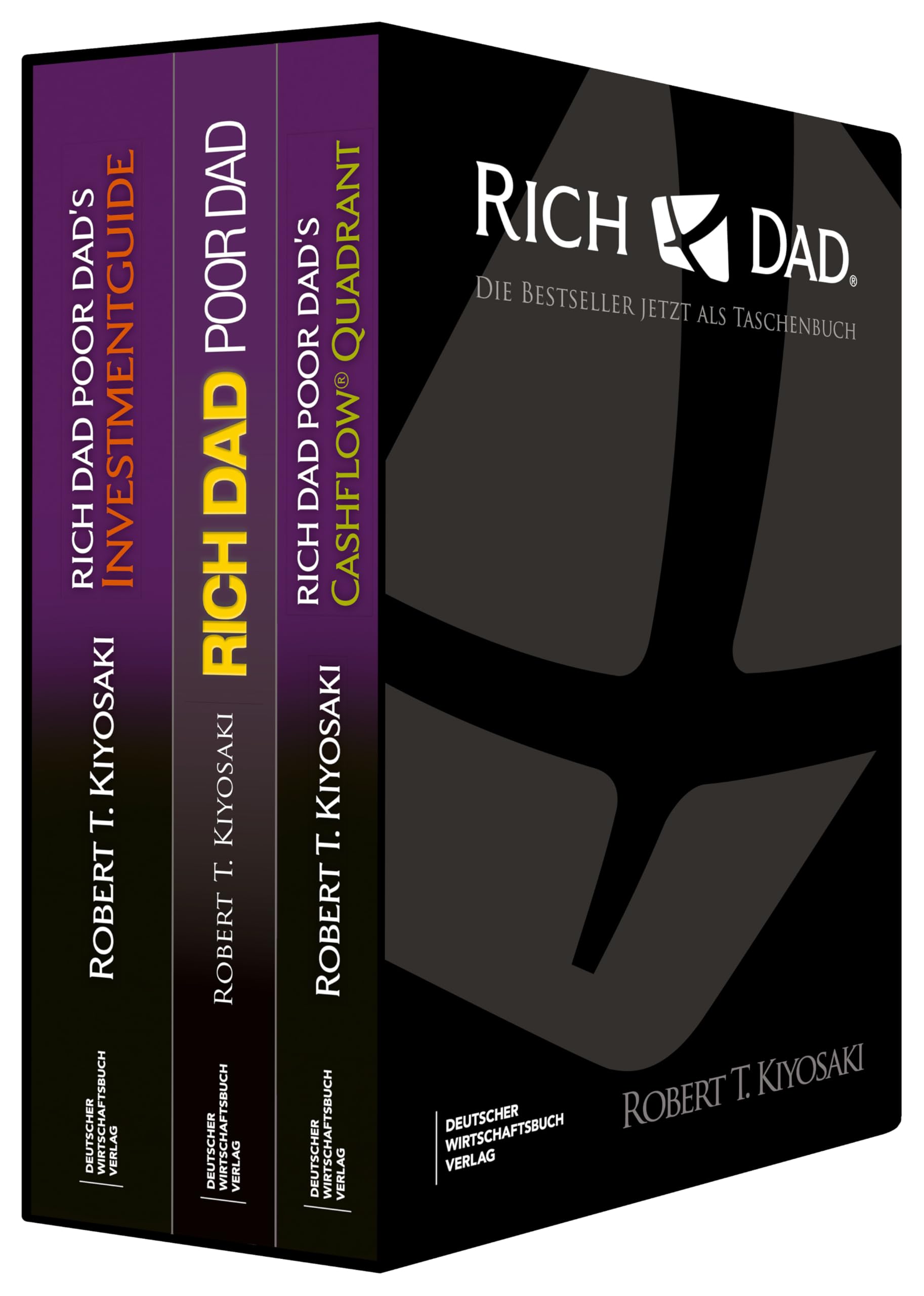Rich Dad Poor Dad, Cashflow-Quadrant, Rich Dad's Investmentguide - im Schuber: Neu übersetzt, aktualisiert und ergänzt.