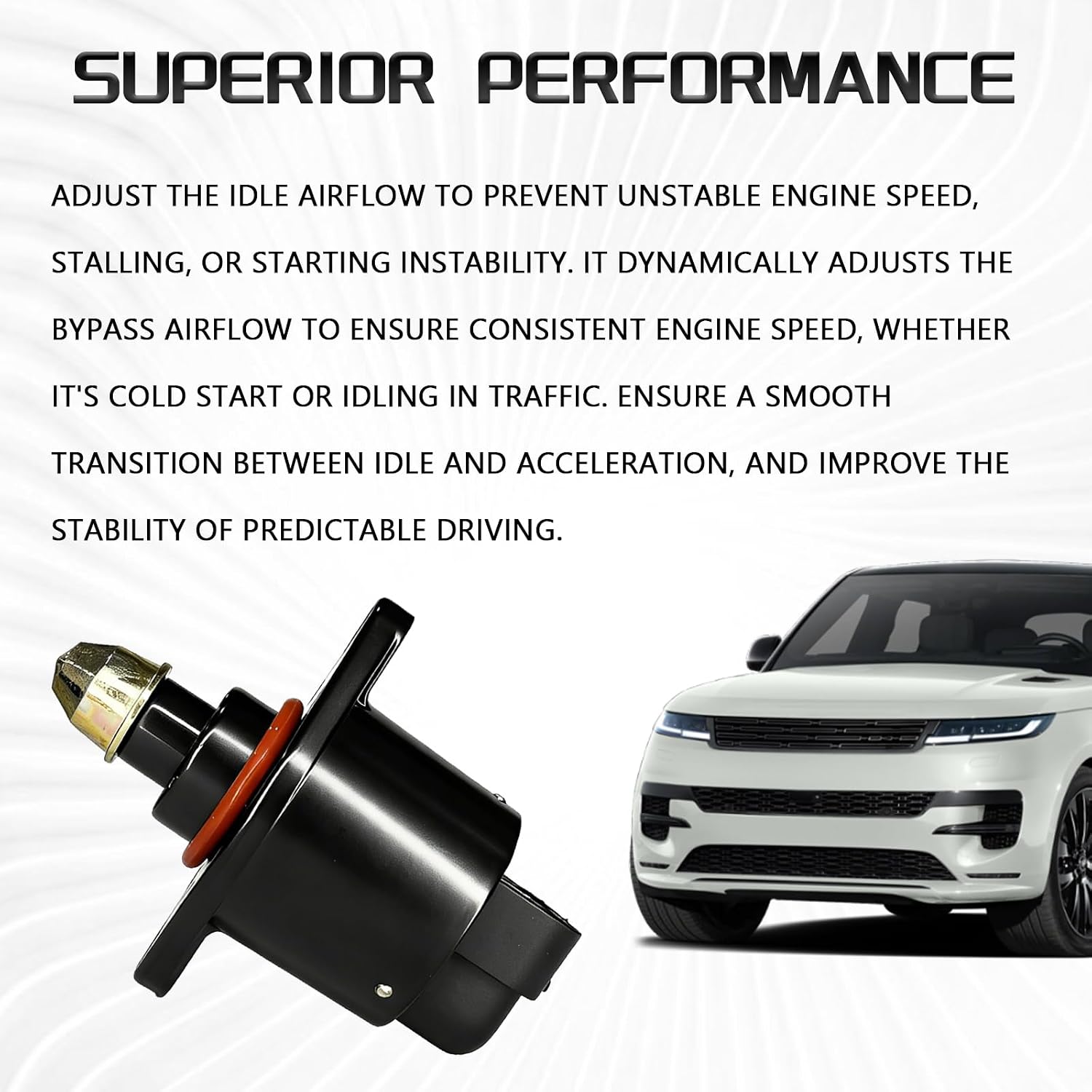 Fuel Injection Idle Air Control Valve, Replace OEM #90380/10526/90325864 | Compatible with King Kong Buick Chevy, Stable Engine Idle Speed Control