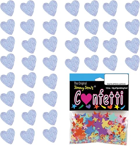 Miniatura 3 de Confeti Corazón Iridiscente 14" - Paquete al por menor #8521 QS0