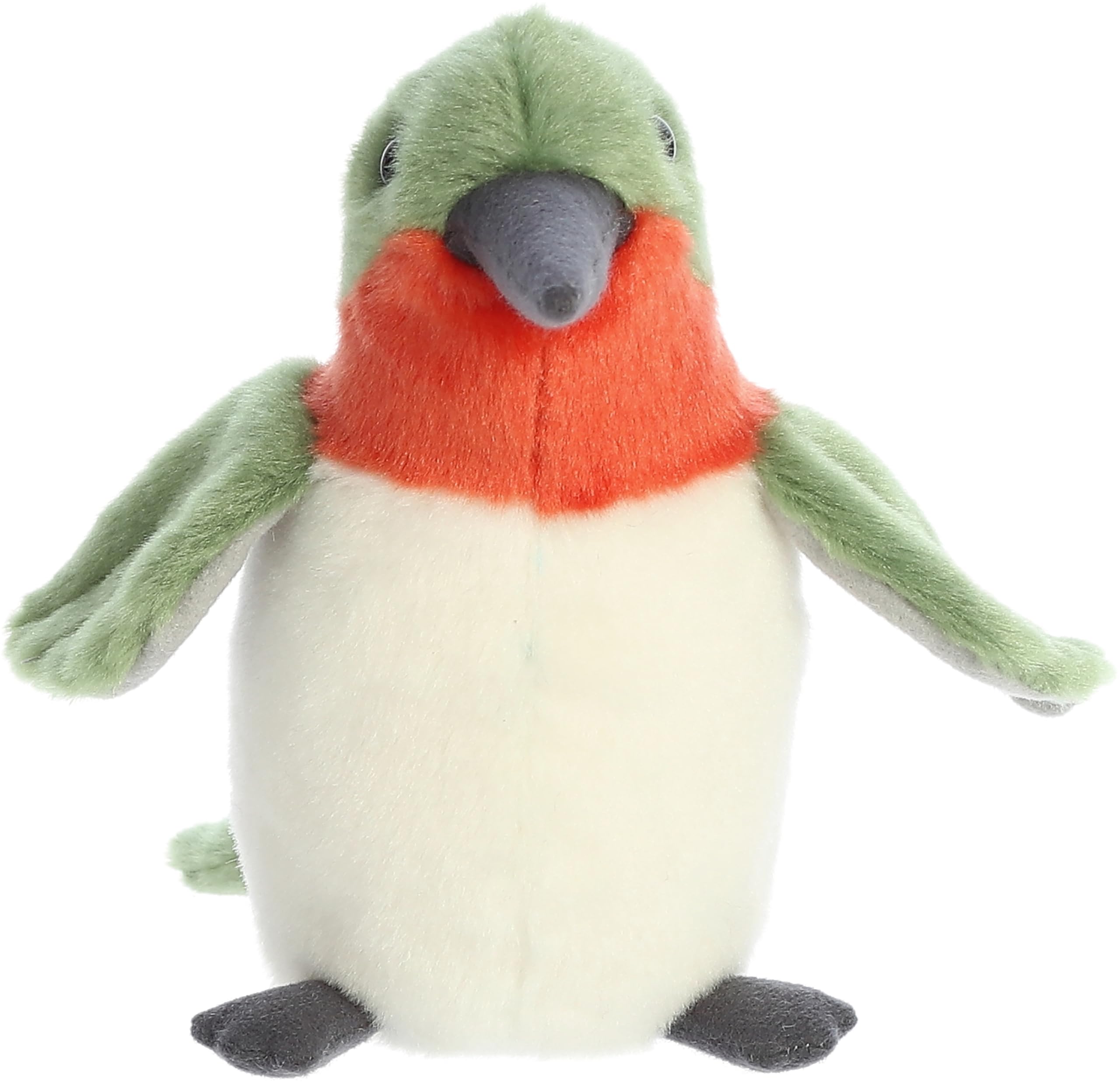 Aurora(r) Adorable Mini Flopsie(tm) Ruby-Throated Hummingbird Stuffed Animal - Playful Ease - Timeless Companions - Green 8 Inches - Image 2